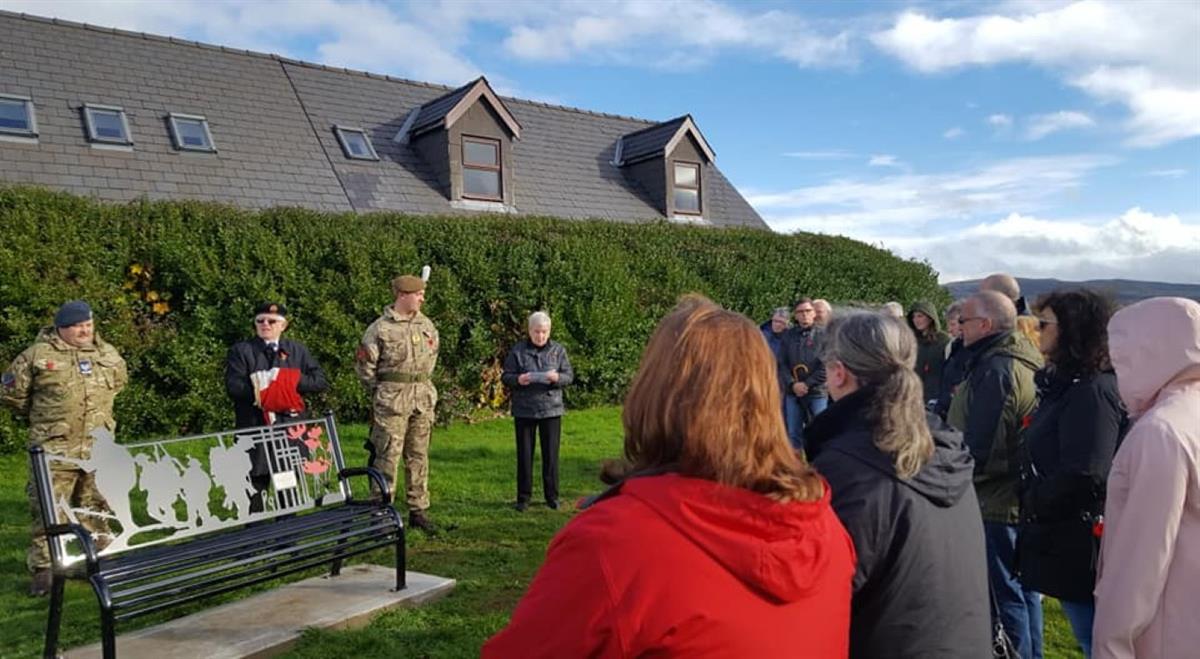 memorial bench