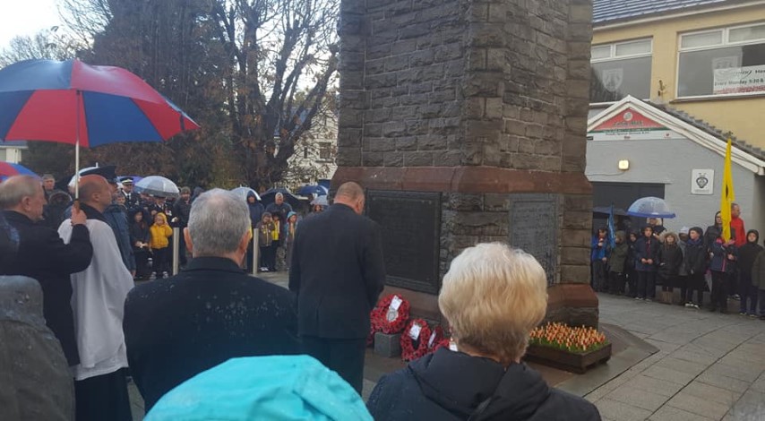 placing wreaths