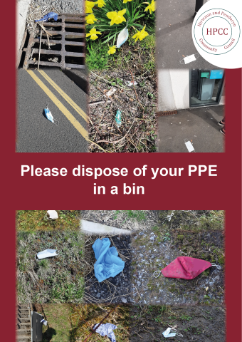 Discarded PPE