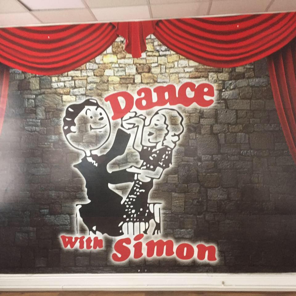 Dance with Simon Sticker on wall